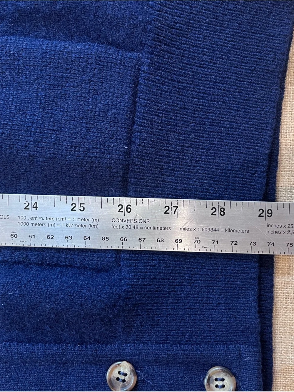 Windsor Men's Navy Button-Front Cardigan